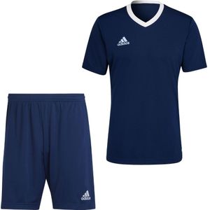 adidas Entrada 22 Trainingsset Donkerblauw Wit