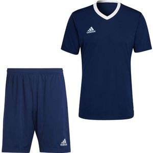 adidas Entrada 22 Trainingsset Donkerblauw Wit