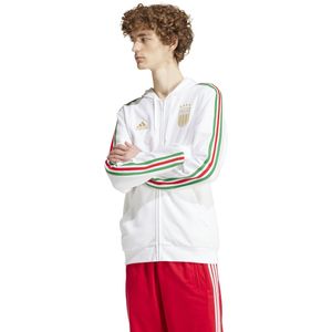 adidas Italië DNA Hooded Vest 2024-2026 Wit Goud