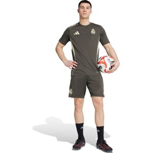 adidas Real Madrid Trainingsset 2025-2026 Grijs Lichtgroen