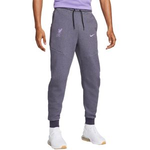 Nike Liverpool Tech Fleece Jogger 2023-2024 Donkergrijs Lichtpaars