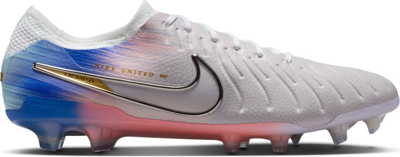 Nike Tiempo Legend 10 Elite Gras Voetbalschoenen (FG) Grijs Blauw Roze