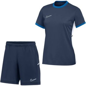 Nike Academy 25 Trainingsset Dames Donkerblauw Blauw Wit