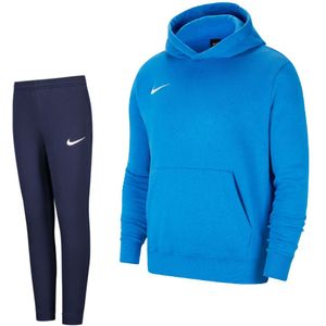 Nike Park 20 Fleece Hoodie Trainingspak Kids Blauw