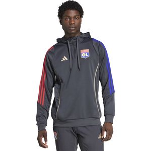 adidas Olympique Lyon Track Hoodie 2025-2026 Donkergrijs Goud Rood Blauw