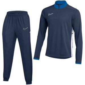 Nike Academy 25 Trainingspak 1/4-Zip Donkerblauw Blauw Wit