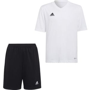 adidas Entrada 22 Trainingsset Kids Wit Zwart