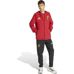 adidas België Tiro Tech Trainingspak Hooded Full-Zip 2026-2028 Rood Zwart