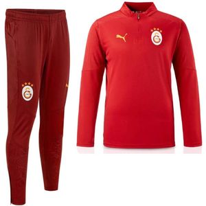 PUMA Galatasaray SK Trainingspak 1/4-Zip 2024-2025 Rood Oranje