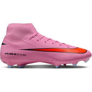 Nike Zoom Mercurial Superfly 10 Academy Gras / Kunstgras Voetbalschoenen (MG) Roze Felrood Lichtblauw