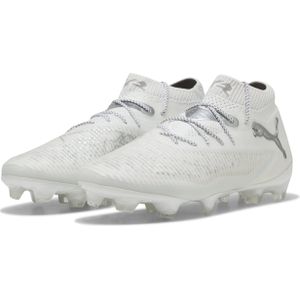 PUMA Future 8 Ultimate Gras Voetbalschoenen (FG) Wit Zilver