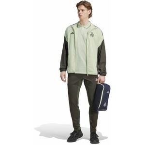 adidas Real Madrid Track Trainingspak 1/4-Zip Hooded 2025-2026 Lichtgroen Grijs