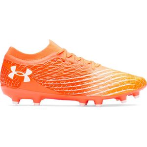 Under Armour Magnetico Pro 5 Gras Voetbalschoenen (FG) Oranje Wit