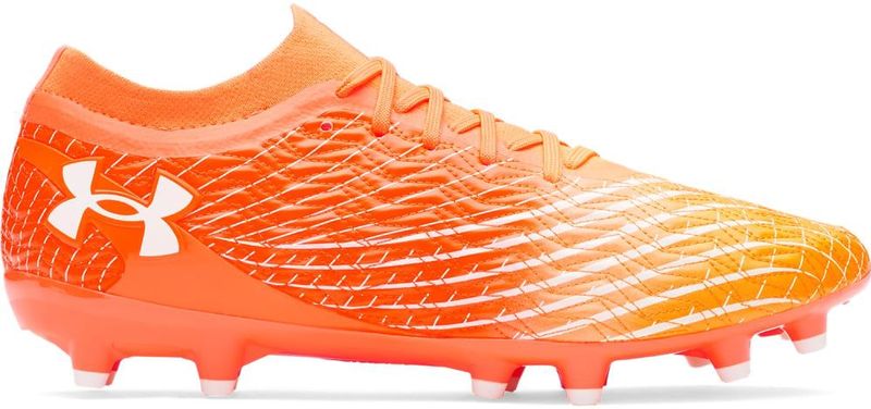 Under Armour Magnetico Pro 5 Gras Voetbalschoenen (FG) Oranje Wit