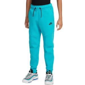 Nike - Tech Fleece - Joggingbroek - Turquoise Zwart - Kids