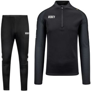 Robey Performance Half-Zip Trainingspak Kids Zwart Zwart