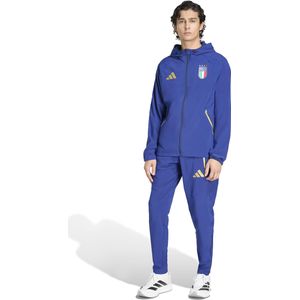 adidas Italië Tiro Travel Trainingspak Full-Zip 2026-2028 Blauw