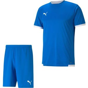 PUMA teamLIGA Trainingsset Blauw Wit