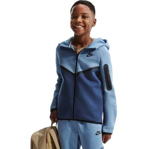Nike Tech Fleece Sportswear Vest Kids Donkerblauw Blauw Zwart