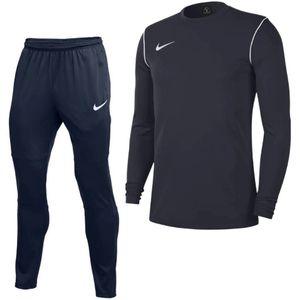 Nike Park 20 Crew Trainingspak Donkerblauw Wit