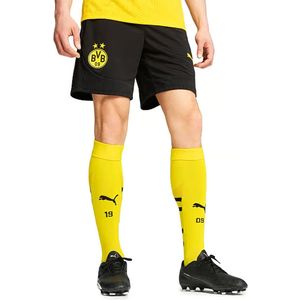 PUMA Borussia Dortmund Trainingsbroekje 2024-2025 Kids Zwart Geel