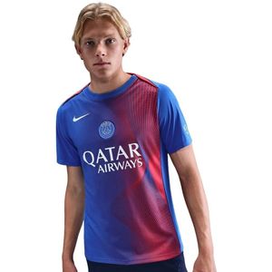 Paris Saint-Germain Academy Pro Derde Nike Dri-FIT voetbaltop met korte mouwen voor heren - Blauw