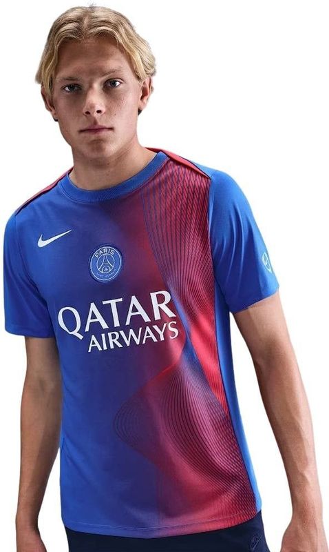 Paris Saint-Germain Academy Pro Derde Nike Dri-FIT voetbaltop met korte mouwen voor heren - Blauw