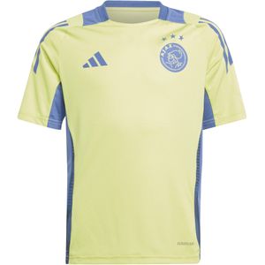 adidas Ajax Trainingsshirt 2024-2025 Kids Geel Blauw