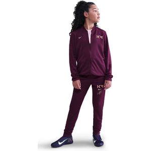 Kylian Mbappé Academy voetbaltrainingspak met Dri-FIT voor kids - Rood