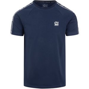 Cruyff Xicota Brand T-Shirt Donkerblauw Wit