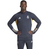 adidas Real Madrid Trainingstrui 1/4-Zip 2023-2024 Donkerblauw Wit Goud