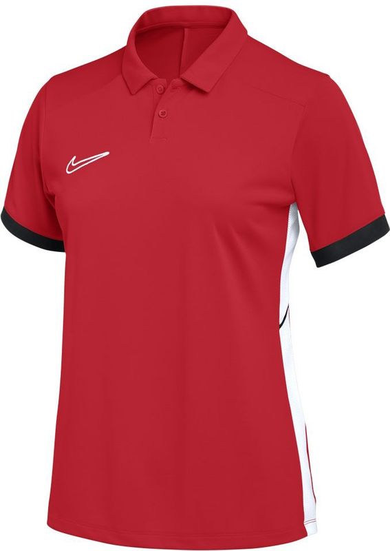 Nike - Academy 25 - Polo - Rood Zwart Wit