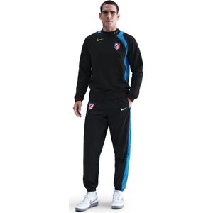 Nike Atletico Madrid Total 90 Crew Trainingspak Woven 2025-2026 Zwart Blauw Wit