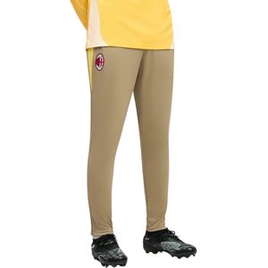 PUMA AC Milan Trainingsbroek 2025-2026 Lichtbruin Geel Beige