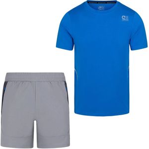 Cruyff Recovery Trainingsset Blauw Grijs Donkergrijs Zilver