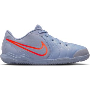 Nike Tiempo Legend 10 Academy Zaalvoetbalschoenen (IN) Kids Lichtblauw Felrood Zwart
