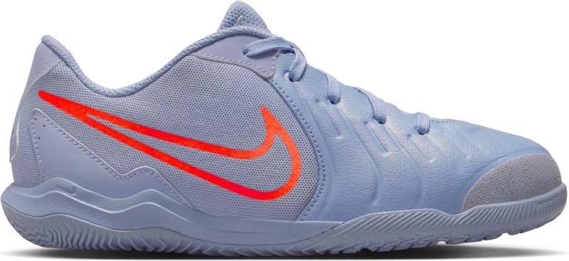Nike - Tiempo Legend 10 Academy - Zaalvoetbalschoenen - Lichtblauw Felrood Zwart