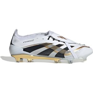 adidas Predator Elite FT Teamgeist Gras Voetbalschoenen (FG) Wit Zwart Goud