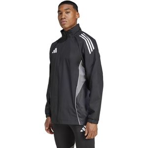 adidas - Tiro 25 Competition - Allweather Jack - Zwart - Grijs
