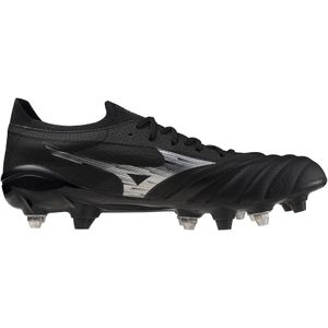 Mizuno Morelia Neo IV Beta Elite IJzeren-Nop Voetbalschoenen (SG) Zwart Zilver