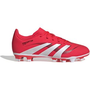 adidas Predator Club Gras / Kunstgras Voetbalschoenen (MG) Kids Rood Wit Zwart