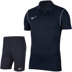 Nike Park 20 Polo Trainingsset Kids Donkerblauw
