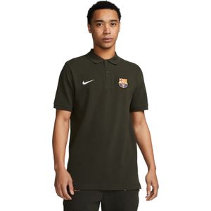 Nike FC Barcelona Polo 2023-2024 Donkergroen Zwart Wit