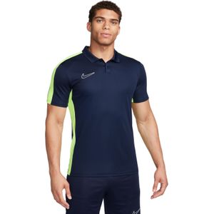 Nike Dri-FIT Academy 23 Polo Donkerblauw Geel Wit