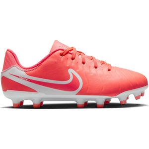 Nike Tiempo Legend 10 Academy Gras / Kunstgras Voetbalschoenen (MG) Kids Felrood Wit