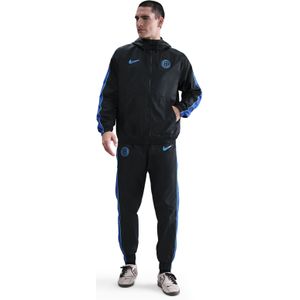 Nike - Inter Milan - Trainingspak - Zwart Lichtblauw Blauw - Woven Hooded 2025-2026