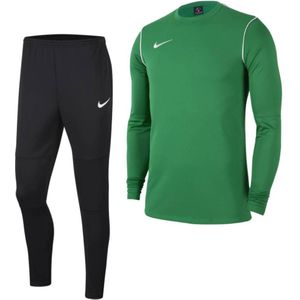 Nike Park 20 Crew Trainingspak Kids Groen Wit