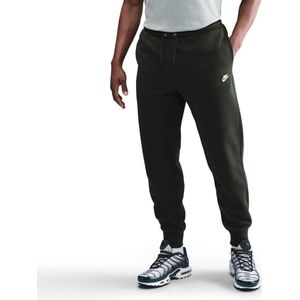 Nike - Sportswear Club Fleece - Joggingbroek - Donkergroen - Wit