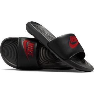 Nike Victori One Slippers Zwart Rood Zwart