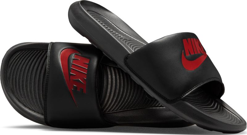 Nike - Victori One - Heren Slide - Zwart - Comfortabel Schuim